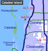 Caladesi Map.