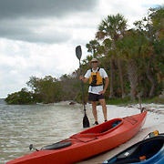 E.G. Simmons Park;Sand Key;Kayaker;Ed