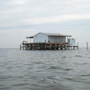 Pithlachascotee River;Stilt house.