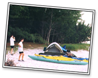 Kayak and Canoe Camping